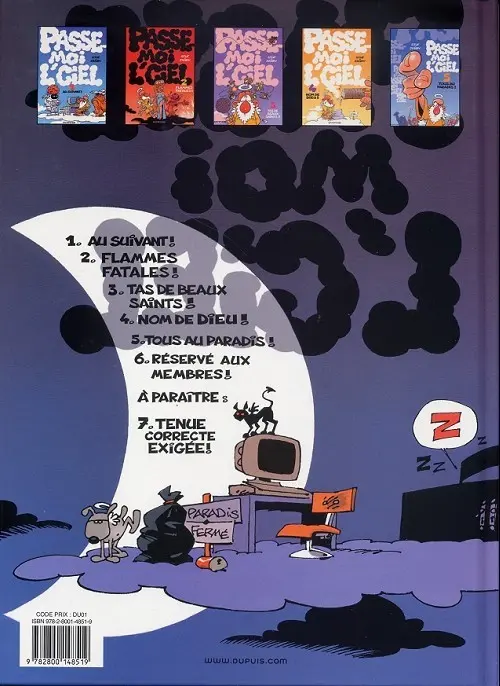 Verso de l'album Passe-moi l'ciel Tome 7 Tenue correcte exigée !