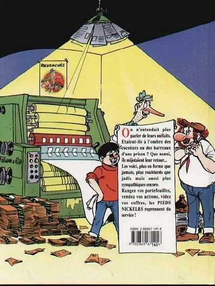 Verso de l'album Les Pieds Nickelés Tome 1 L'empire d'essence