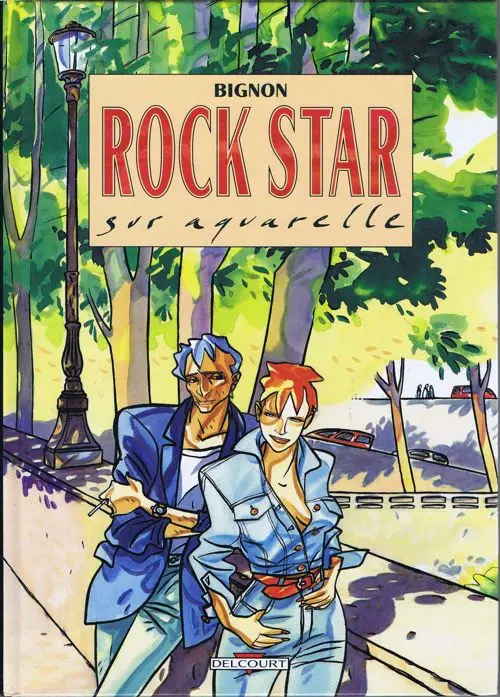 Couverture de l'album Rock Star sur aquarelle
