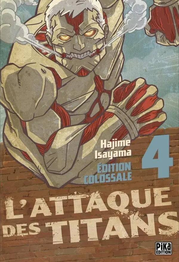 Couverture de l'album L'Attaque des Titans Édition Colossale 4