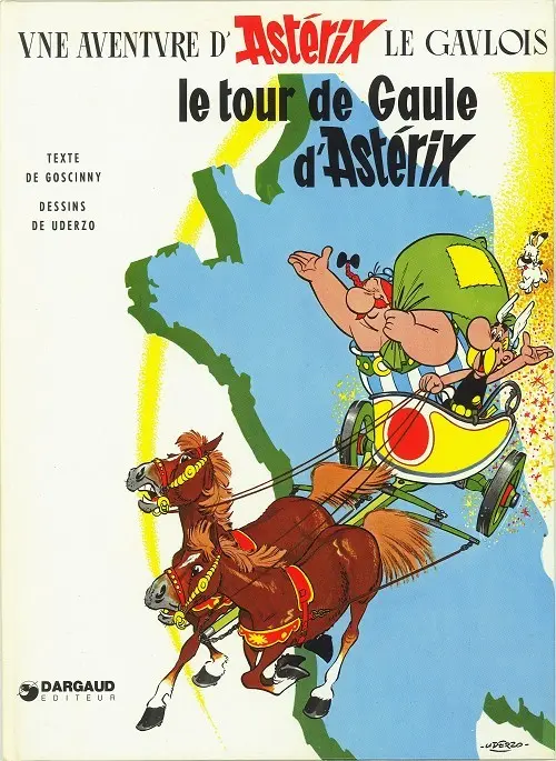 Couverture de l'album Astérix Tome 5 Le tour de Gaule d'Astérix