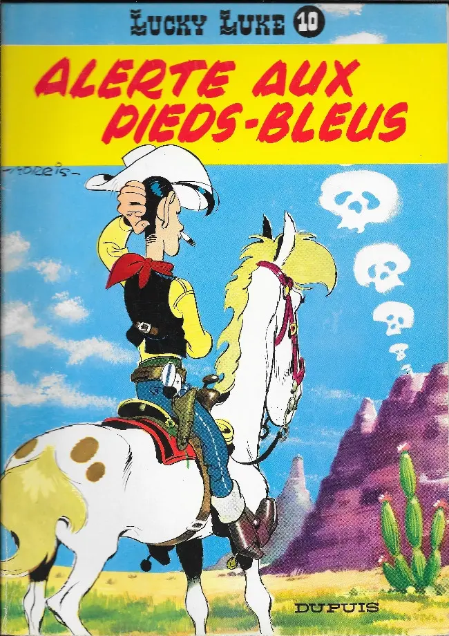 Couverture de l'album Lucky Luke Tome 10 Alerte aux Pieds-Bleus