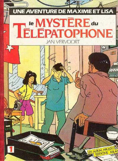 Couverture de l'album Maxime et Lisa Tome 2 Le mystère du Télépatophone (1/2)