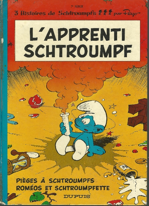 Couverture de l'album Les Schtroumpfs Tome 7 L'apprenti Schtroumpf