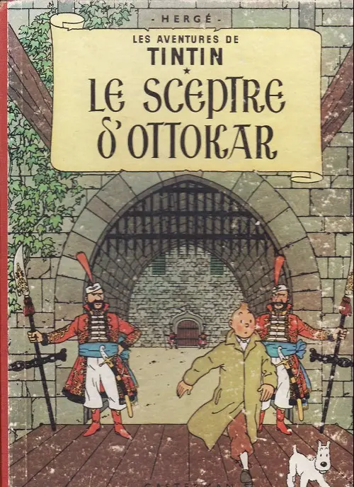 Couverture de l'album Tintin Tome 8 Le sceptre d'Ottokar