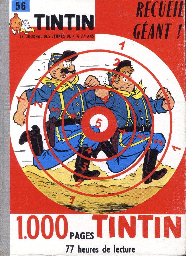 Couverture de l'album Tintin Tome 56 Tintin album du journal (n° 736 à 755)
