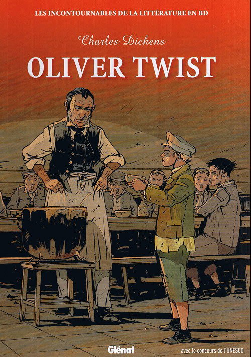 Couverture de l'album Les Incontournables de la littérature en BD Tome 15 Oliver Twist