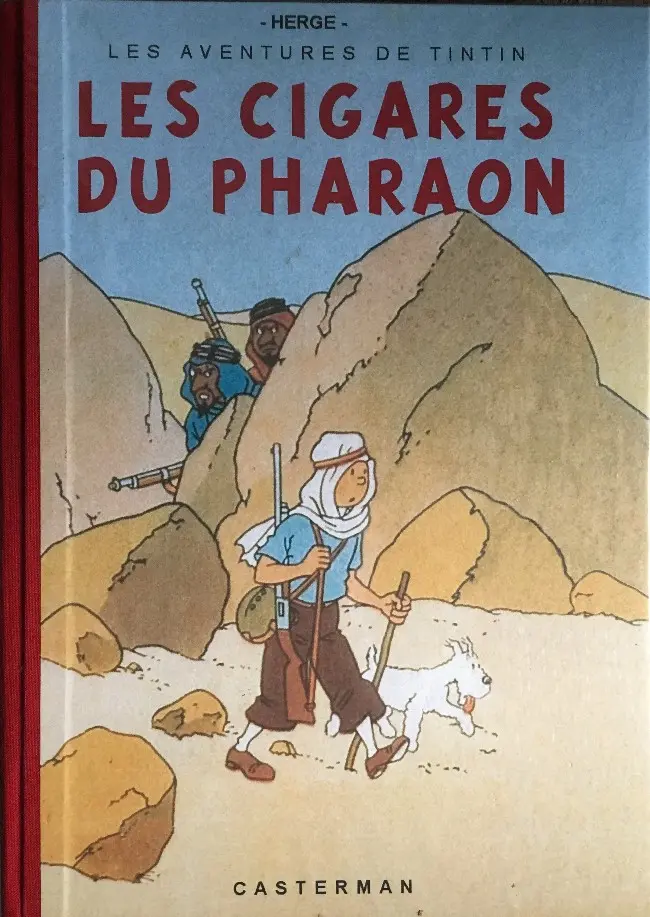 Couverture de l'album Tintin Les cigares du Pharaon