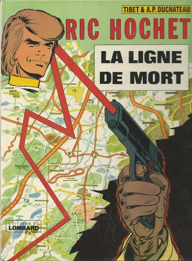 Couverture de l'album Ric Hochet Tome 23 La ligne de mort