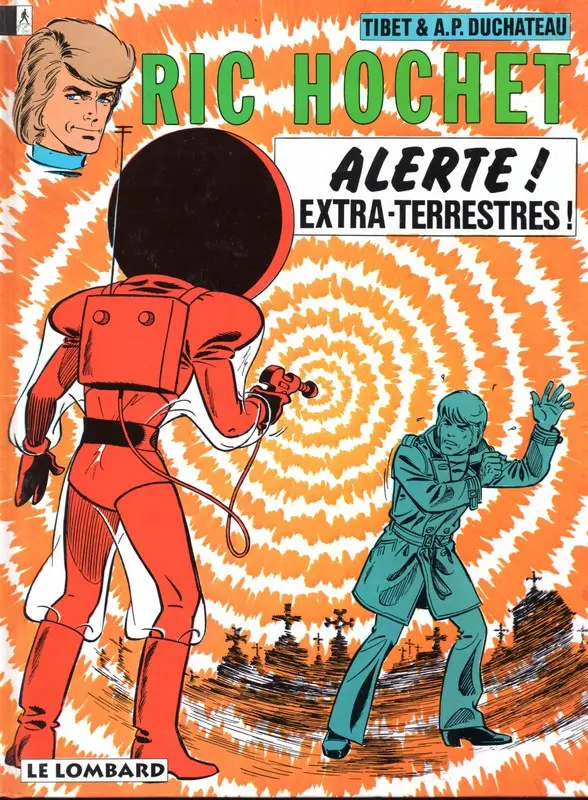 Couverture de l'album Ric Hochet Tome 22 Alerte! extra-terrestres!