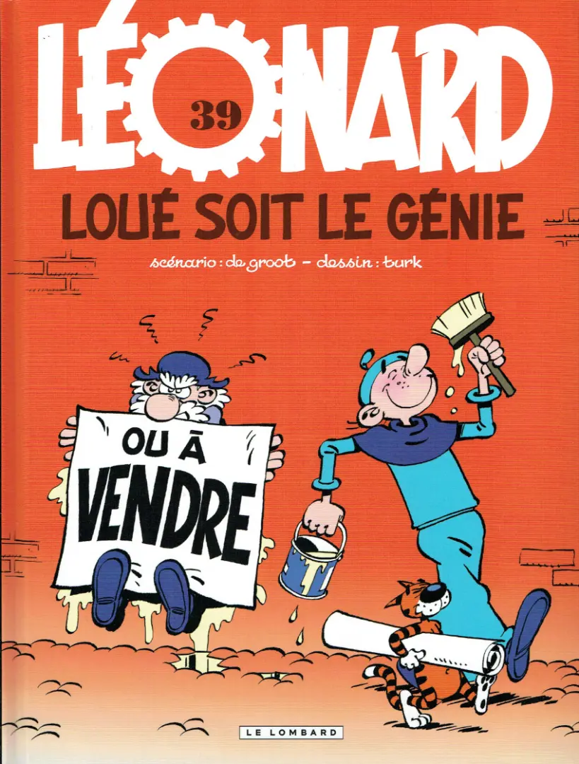 Couverture de l'album Léonard Tome 39 Loué soit le génie