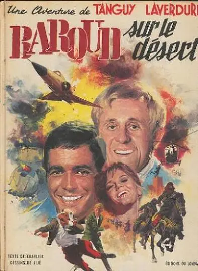 Couverture de l'album Tanguy et Laverdure Tome 14 Baroud sur le désert
