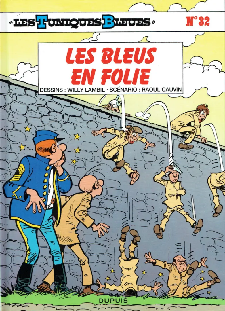 Couverture de l'album Les Tuniques Bleues Tome 32 Les bleus en folie