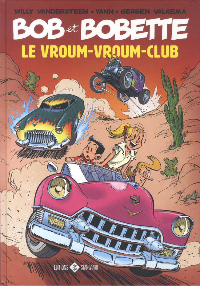 Couverture de l'album Bob et Bobette Tome 5 Le vroum-vroum-club