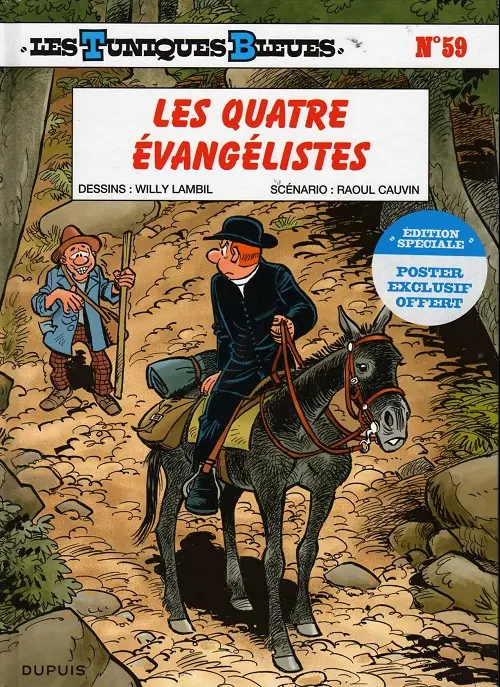 Couverture de l'album Les Tuniques Bleues Tome 59 Les quatre évangélistes