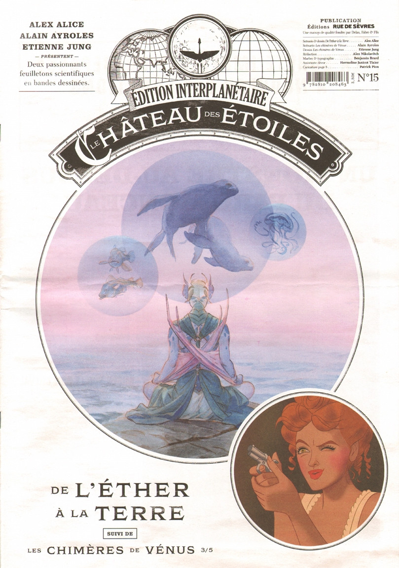 Couverture de l'album Le Château des étoiles N° 15 De l'éther à la Terre, suivi de Les chimères de Vénus 3/5