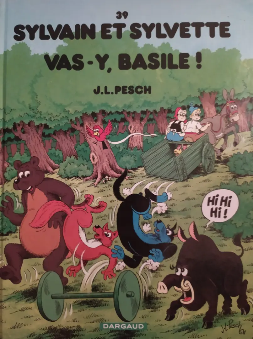 Couverture de l'album Sylvain et Sylvette Tome 39 Vas-y, Basile !