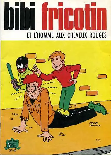 Couverture de l'album Bibi Fricotin 2e Série - Societé Parisienne d'Edition Tome 40 Bibi Fricotin et l'homme aux cheveux rouges