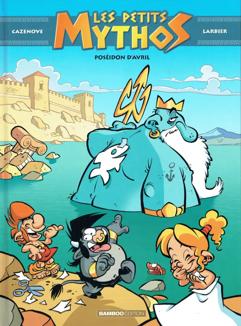 Couverture de l'album Les Petits Mythos Tome 4 Poséidon d'avril