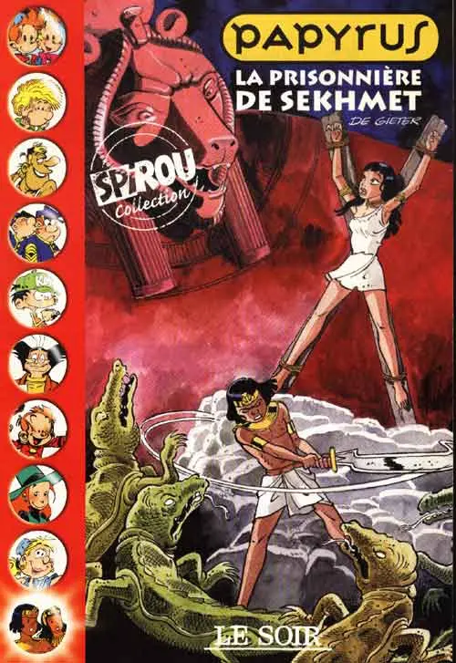 Couverture de l'album Papyrus Tome 22 La Prisonnière de Sekhmet