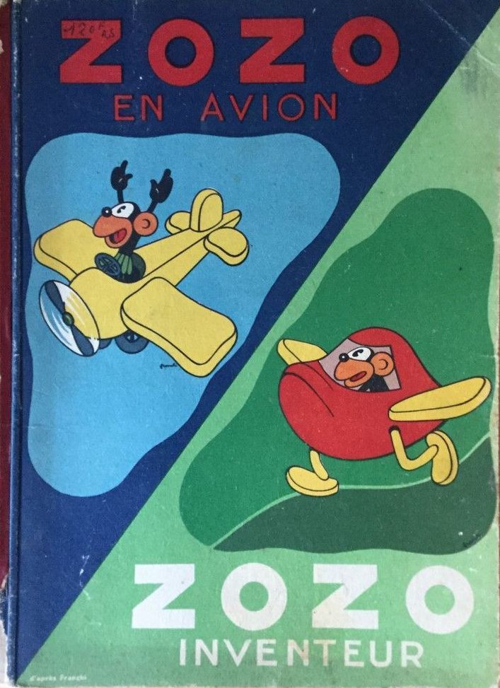 Couverture de l'album Zozo Zozo en avion / Zozo inventeur