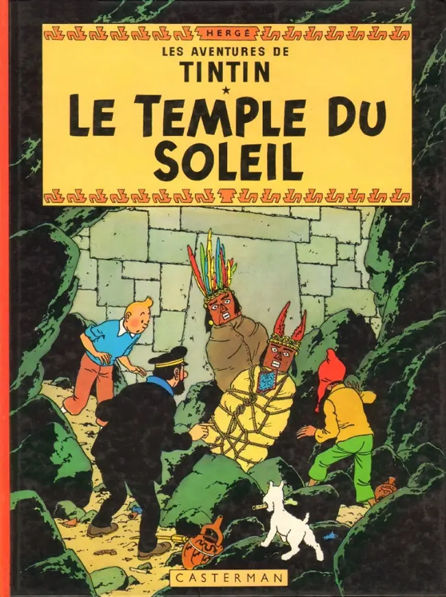 Couverture de l'album Tintin Tome 14 Le temple du soleil