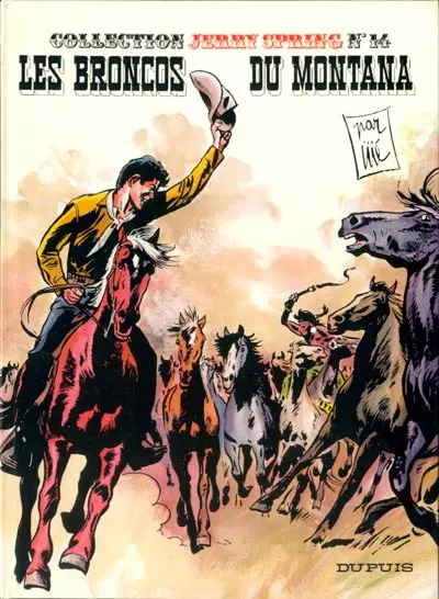 Couverture de l'album Jerry Spring Tome 14 Les broncos du Montana