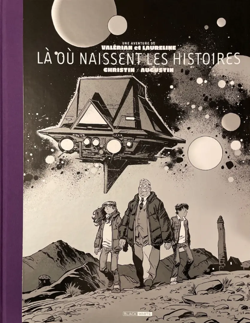 Couverture de l'album Valérian par... Tome 3 Là où naissent les histoires