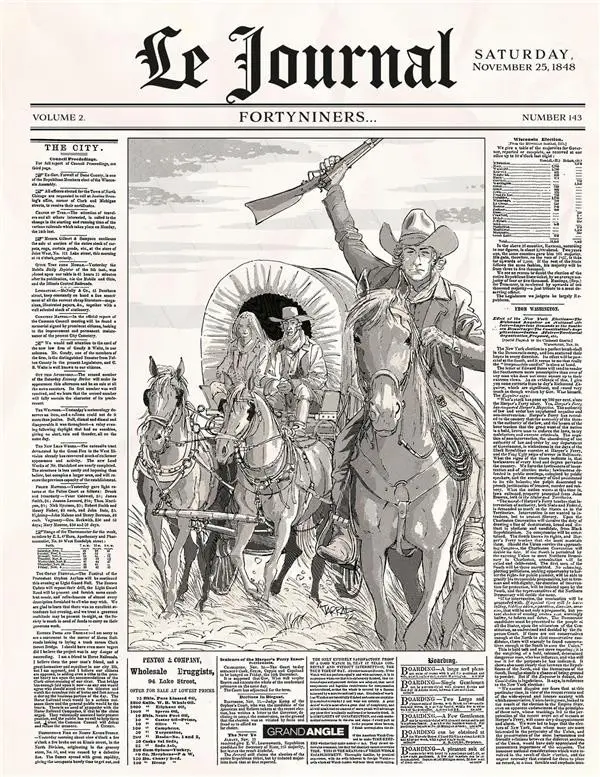 Couverture de l'album Le Journal Volume 2 Forty Niners ...