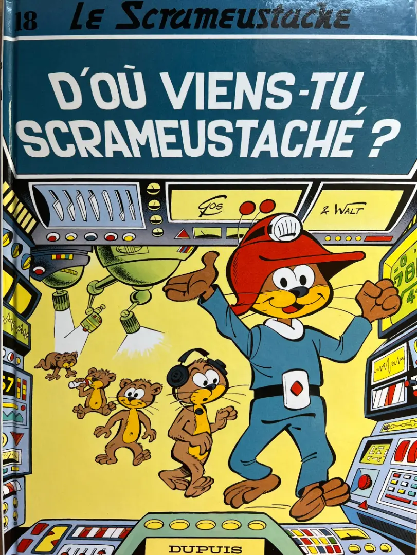 Couverture de l'album Le Scrameustache Tome 18 D'où viens-tu, Scrameustache ?