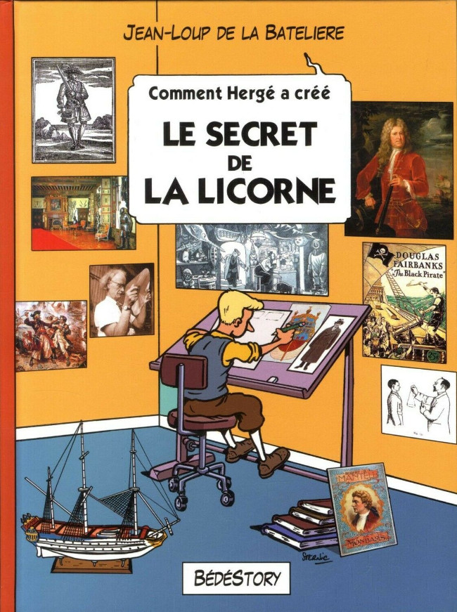 Couverture de l'album Comment Hergé a créé... Tome 10 Le secret de la Licorne