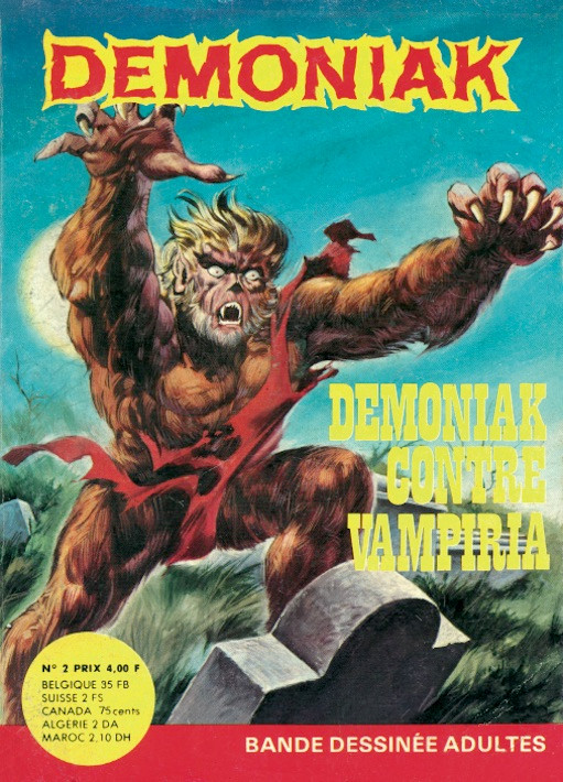 Couverture de l'album Démoniak N° 2 Démoniak contre Vampiria