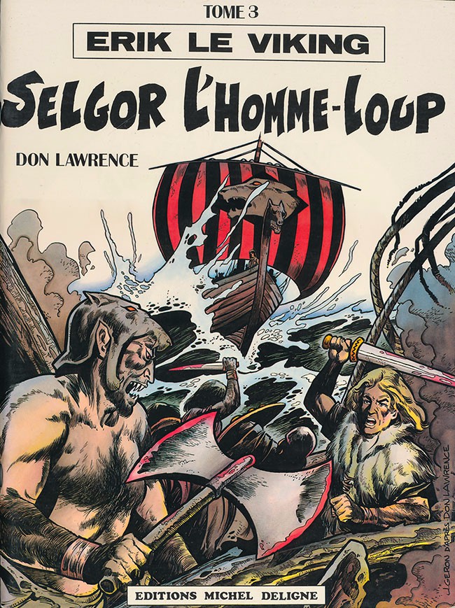 Couverture de l'album Erik le viking Tome 3 Selgor l'homme-loup