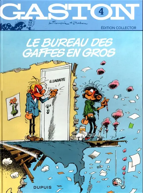 Couverture de l'album Gaston Édition Collector (Télé 7 jours) Tome 4 Le bureau des gaffes en gros