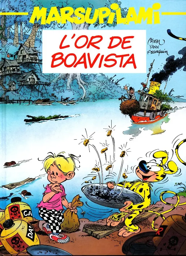 Couverture de l'album Marsupilami Tomes 7 et 8 L'Or de Boavista / Le temple de Boavista