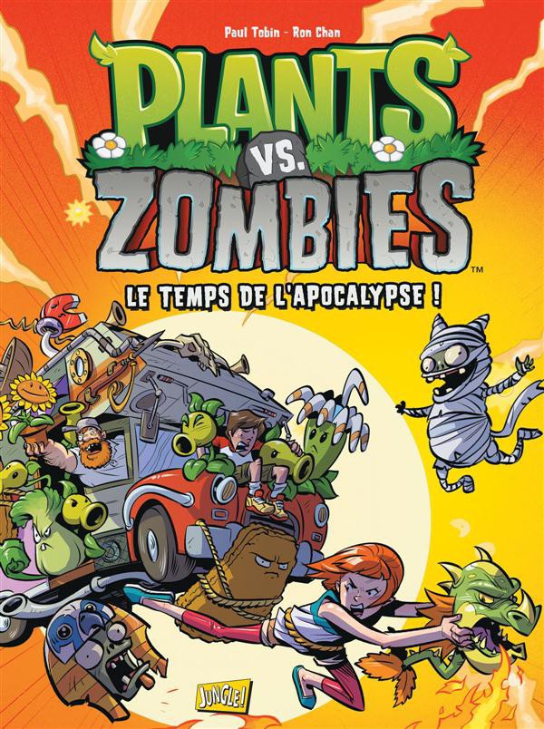 Couverture de l'album Plants vs. zombies Tome 2 Le temps de l'apocalypse !