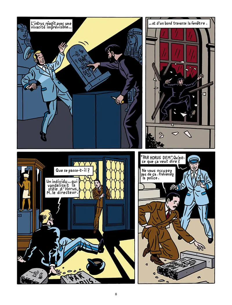 Planche de l'album Blake et Mortimer L'art de la guerre