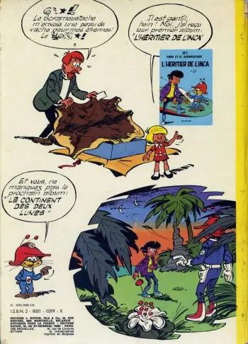 Verso de l'album Le Scrameustache Tome 2 Le magicien de la Grande Ourse