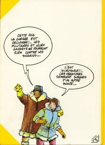 Verso de l'album Snark saga Tome 1 L'oiseau bleu