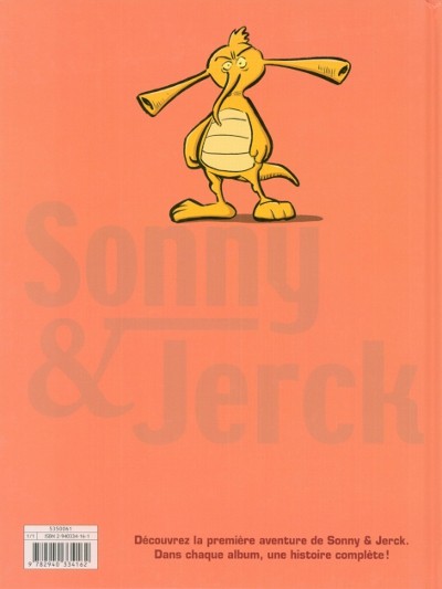 Verso de l'album Sonny & Jerck Tome 1 Démiurgos
