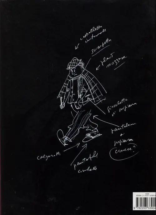 Verso de l'album Le Voyage de G. Mastorna