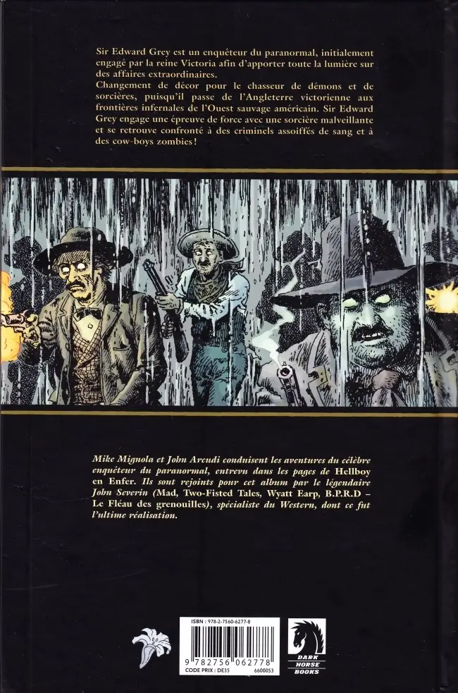 Verso de l'album Witchfinder Tome 2 Perdu corps et âme