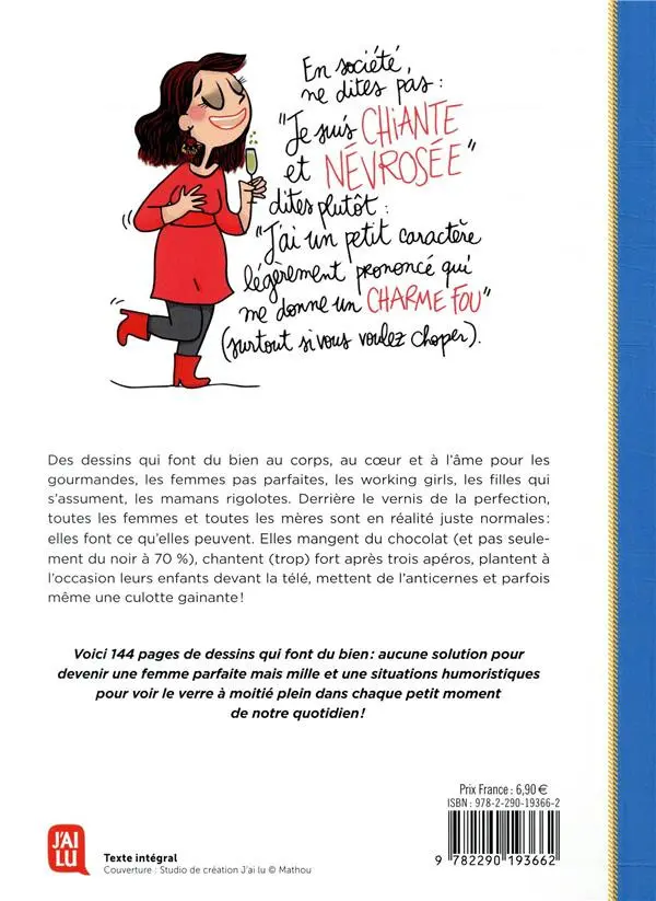 Verso de l'album Les Wonder women aussi mettent une culotte gainante Des dessins qui font du bien