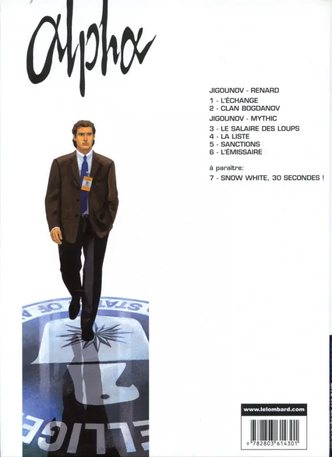 Verso de l'album Alpha Tome 3 Le salaire des loups