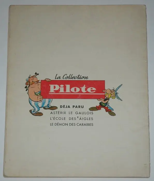 Verso de l'album Astérix Tome 1 Asterix le gaulois