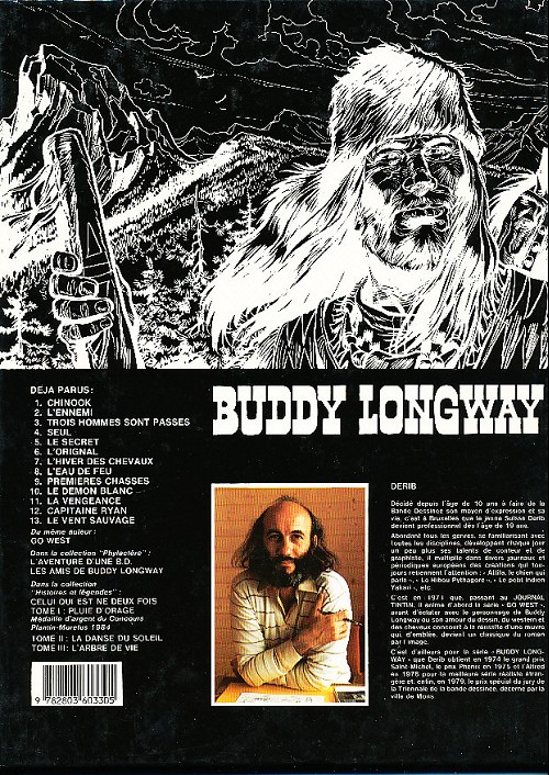 Verso de l'album Buddy Longway Tome 2 L'ennemi