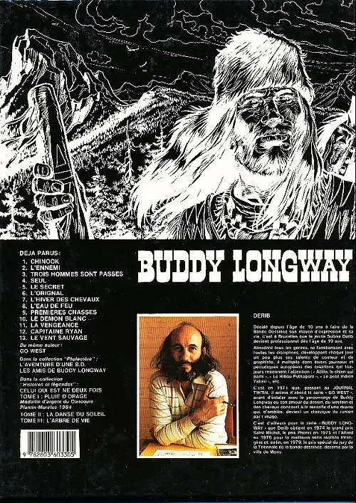 Verso de l'album Buddy Longway Tome 2 L'ennemi