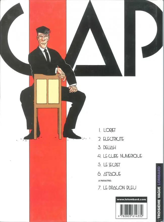 Verso de l'album Capricorne Tome 1 L'objet