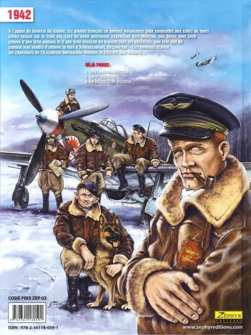 Verso de l'album Escadrille Normandie Niemen Tome 3 La bataille de Koursk