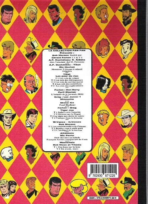 Verso de l'album Le Fulgurateur Roch
